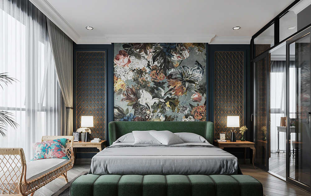 decor phòng ngủ bằng tranh